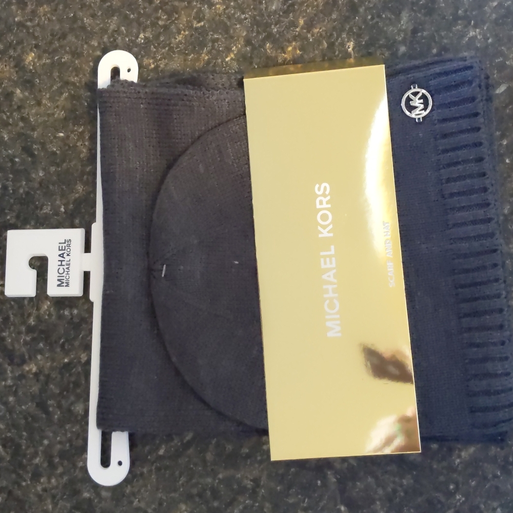 Michael Kors Scarf and Hat Set